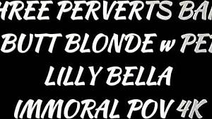 imagine johnny nitro pounding lilly bella's tight spot in brutal group banging