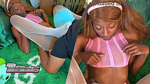 Innocent teen experiences first taste of cum, again