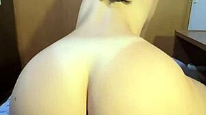 A big ass college girl has her first anal experience
