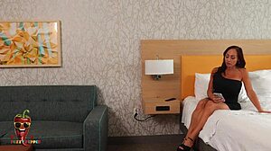 TV repairman dazzled by stunning milf's big tits