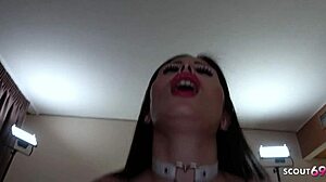 hey, cuckold husband watches and jerks while his wife gets banged next to him deutsch