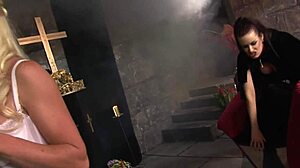 Rough Lesbian Uses Strapon for Intense Orgasm