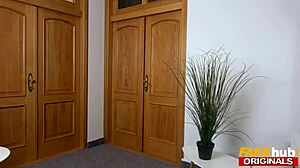 I thought my new boss was just the delivery guy, so I let him bang my plump ass and puffy tits