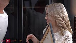 lisa installs painting