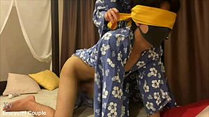 Secret affair trip with married woman, wanna see sticky SM handjob?