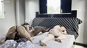 My friend's husband heard and fucked me hard