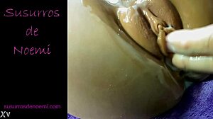 four fingers deep inside wet pussy massage.