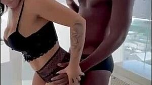 Latina Admires Moreno's Naughty Ways with Monster Cock