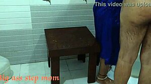 Indian cheating wife bangs servant with hairy pussy in doggystyle