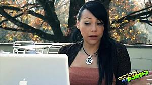 does lara's mini really want that cumshot from the car salesman?