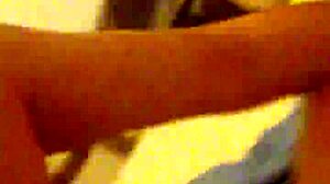 girl spreads for hard doggystyle with dick sleeve