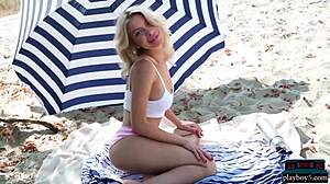 Eva Tali, A Ukrainian Teen With Big Natural Tits, Undresses For Playboy