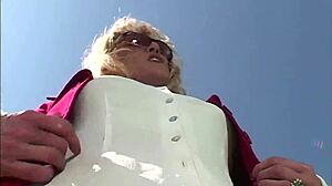 Blonde mom gets her pussy eaten and smashed