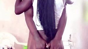 Amateur couples are getting punished with a spanking and then they fuck