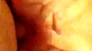 girl spreads for hard doggystyle with dick sleeve