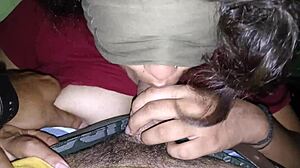 Damn! Indian Horny Girl Sucks Teacher's Dick with Deep Throat Madness!