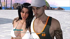 The couple has a sensual afternoon with their friend for a start