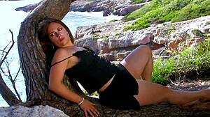 belladonna in black stockings enjoys intense anal play