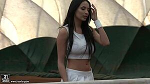 anissa kate, wanna bang on the tennis court?