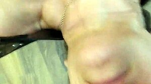 Cum in Mouth While Buddy Fucks Her Arse?