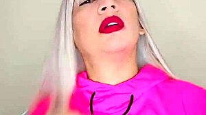 Transsexual With Pink Skin And Nice Cock Poses Seductively.