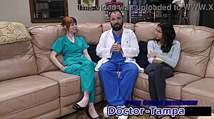 Dr Tampa Examines Ditria Rose in First Gyno Visit at Hospital