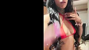 skinny latina tries anal at colombian porn casting