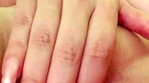 Blondie Fesser fingers wet pussy and teases with vibrator