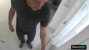 Caught! Dyke Nanny In Girlfriend's Wet Pussy!