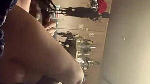 The guy literally threw her insatiable pussy in her guts