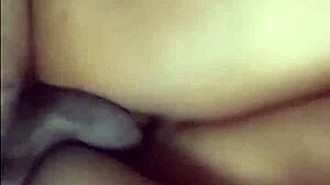 African teen takes rough pounding with cum inside her tight pussy