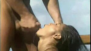 kitty yung shines in vintage anal action with black cock compilation