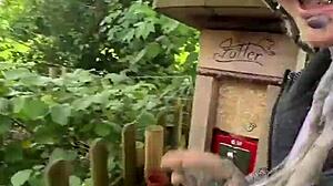 A chicken feeding station, how cool is that - tattoos and inked girls