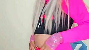 Transsexual With Pink Skin And Nice Cock Poses Seductively.