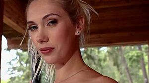 Fit Canadian blonde model Sky Pierce's nude scene