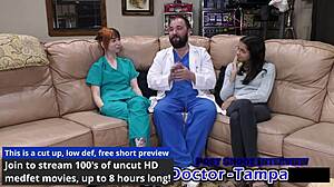 Dr Tampa Examines Ditria Rose in First Gyno Visit at Hospital