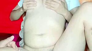 My juicy pussy tasted by my friend's big dick