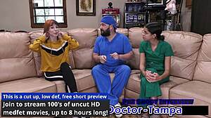 Dr Tampa Examines Ditria Rose in First Gyno Visit at Hospital