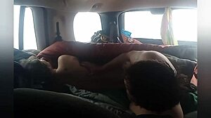 steamy car sex in walmart parking lot today