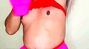 Transsexual With Pink Skin And Nice Cock Poses Seductively.