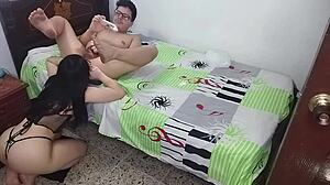 Colombian Amateur Gives Deepthroat and Rimjob in Hot Doggystyle Scene