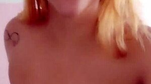 Blonde Dancing Naked in Full View