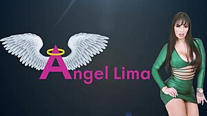 The angel is provoking in the backstage of recording, showcasing her stunning body