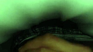 Hot guy masturbating in the bed, very erotic and passionate
