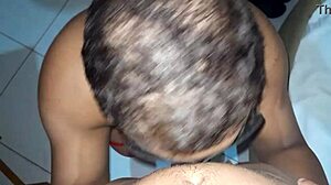 Can't hold back, cum in blowjob!