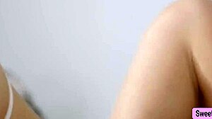 teen licks milf's wet pussy in threesome seduction