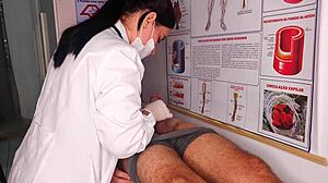 Erection right in front of the nurse, so awkward haha! 😳