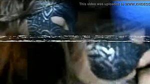 Latina milf sucks step dad's big black cock deep