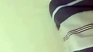 Mall officer punishes shoplifter with intense blowjob