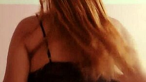 Blonde Dancing Naked in Full View